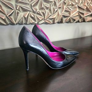 Sergio Rossi black leather pumps size 36